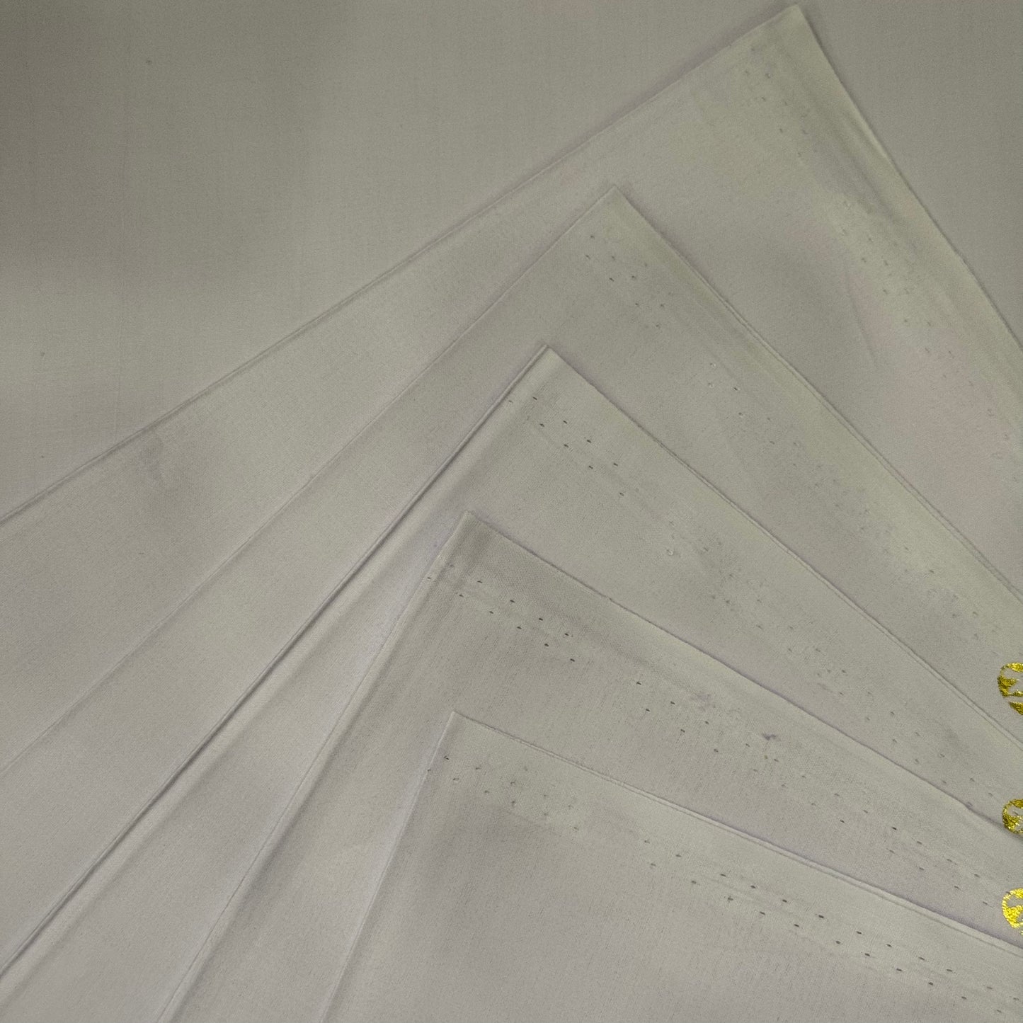 Latha Fabric For Suiting-White