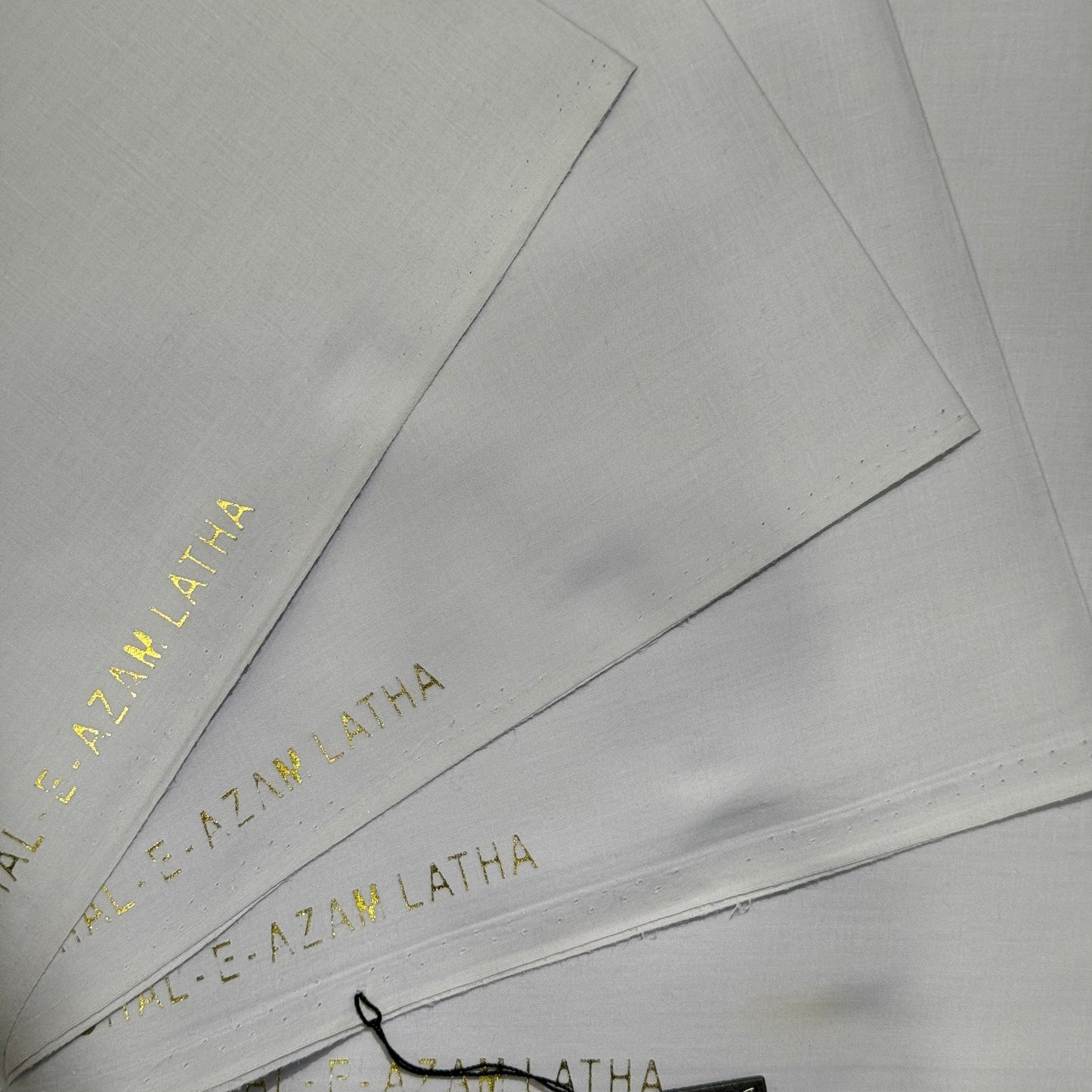 Latha Fabric For Suiting-White