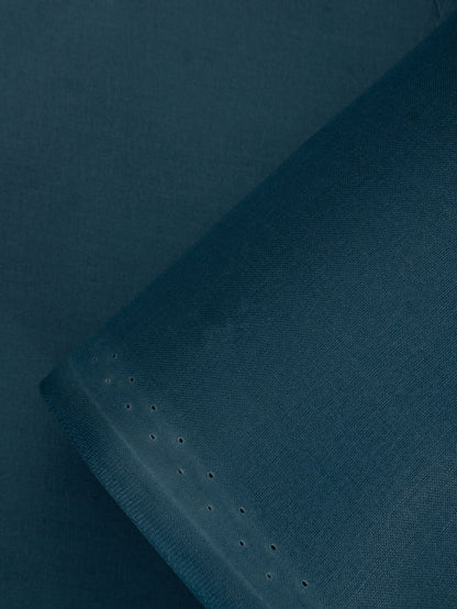 Mubarak Dynasty Cotton-Deep Teal Blue
